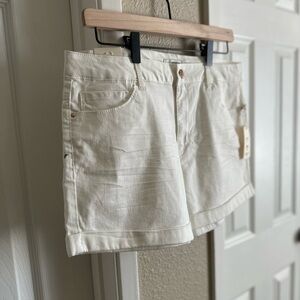 Forever 21 High Rise Ivory Shorts Size: 30